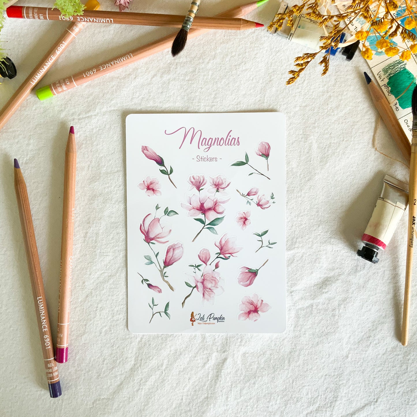 Planche de stickers - Magnolia